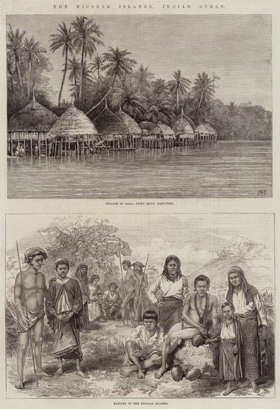 Les Îles Nicobar, Océan Indien - Edmund Morison Wimperis